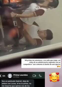 La prima lo amenaza sin saber que tiene su video prohibido de prepa. 22