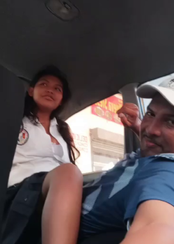 Colegiala en el Carro con Señor + VIDEOS 7