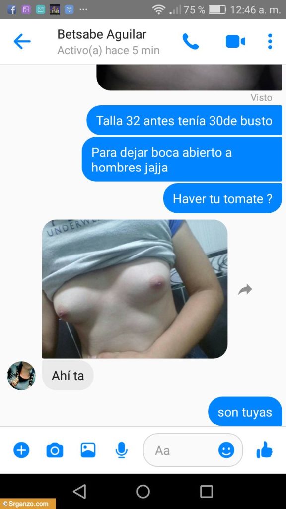 Colegiala putita manda pack por chats con videos caseros. 1