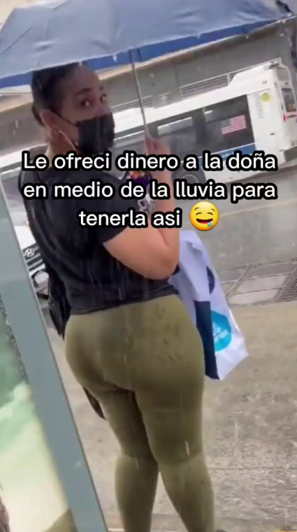 En esta epoca de lluvia le ofrecimos dinero para cacharla rico + VIDEO 1