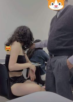 Morrita con tal de aprobar se coje a su profesor + video 5