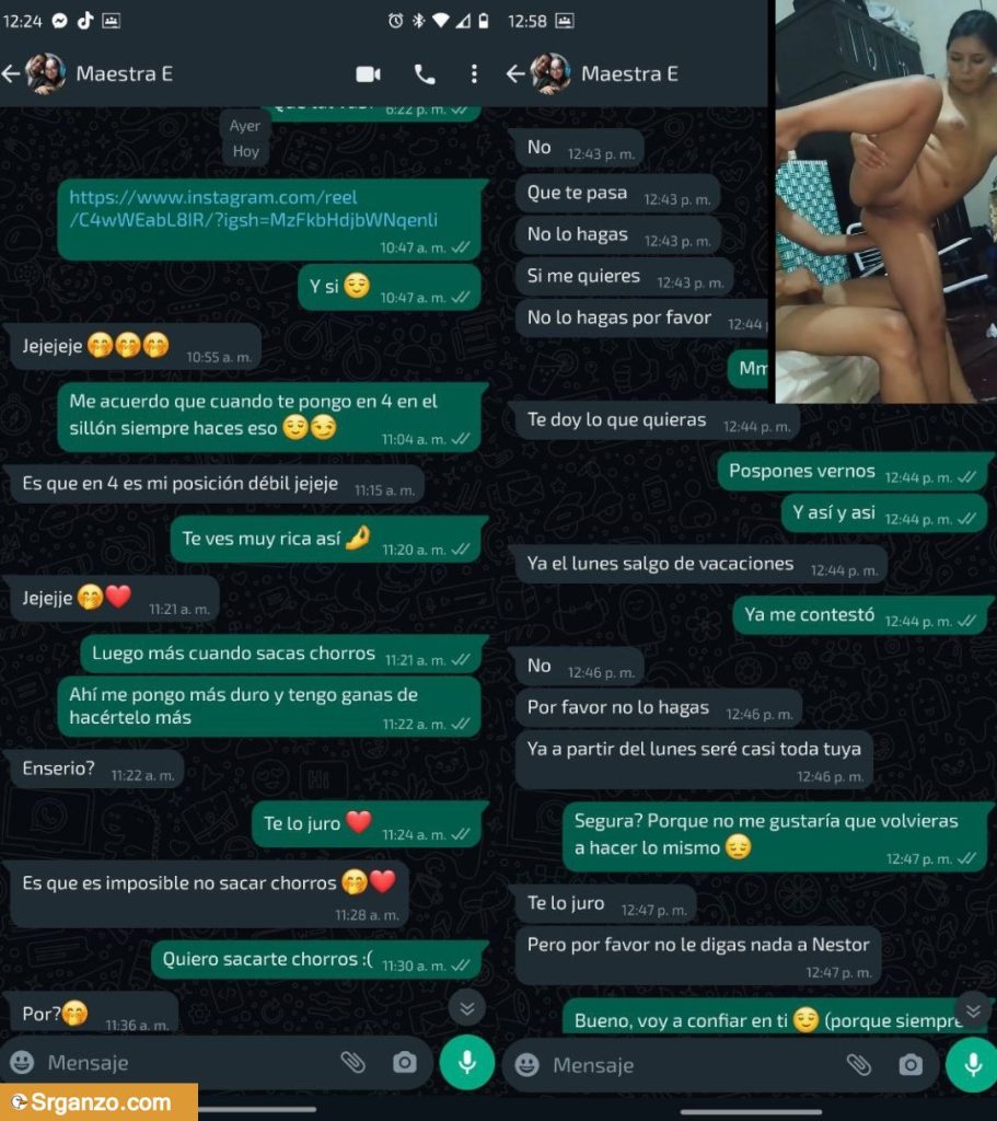 Videos de profesora detonada con los alumnos chantajeada. 1