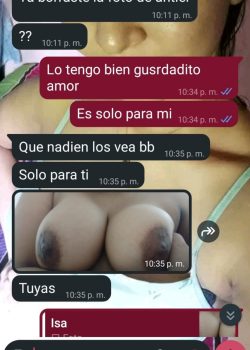 Mi primita adolescente me manda fotos de sus tetas 3