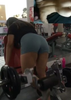 CULIANDO en el GYM cuando el entrenador está solo .... 3