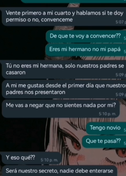El Chat Con Mi Hermanastra Pequeña se puso hot 6